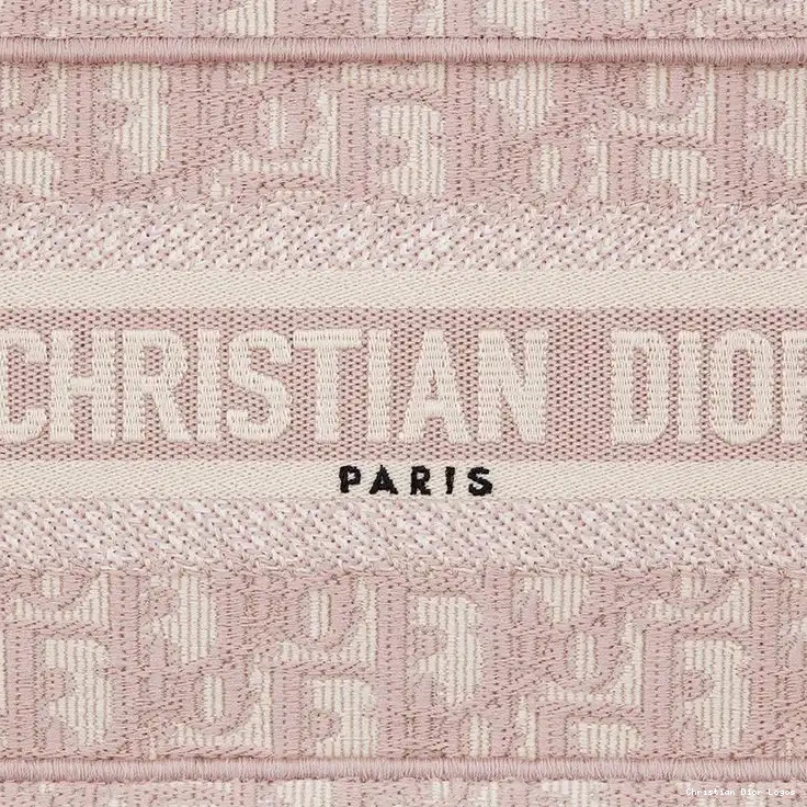 Cheap Oblique Motif Tote Book Pink Canvas Dior Mini 0512 Luxury